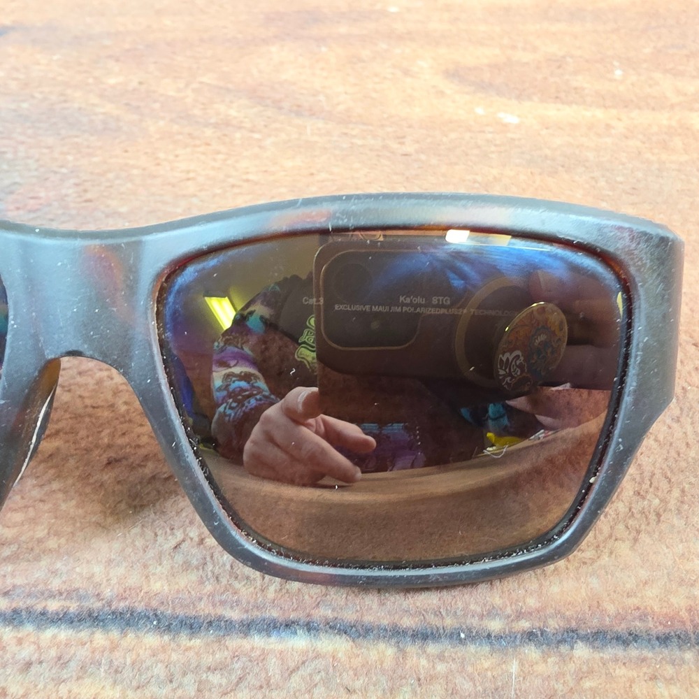 Maui Jim Ka'olu Sunglasses Mens XL Tortoise Good Polarized MJ0614S 002 - Picture 3 of 15